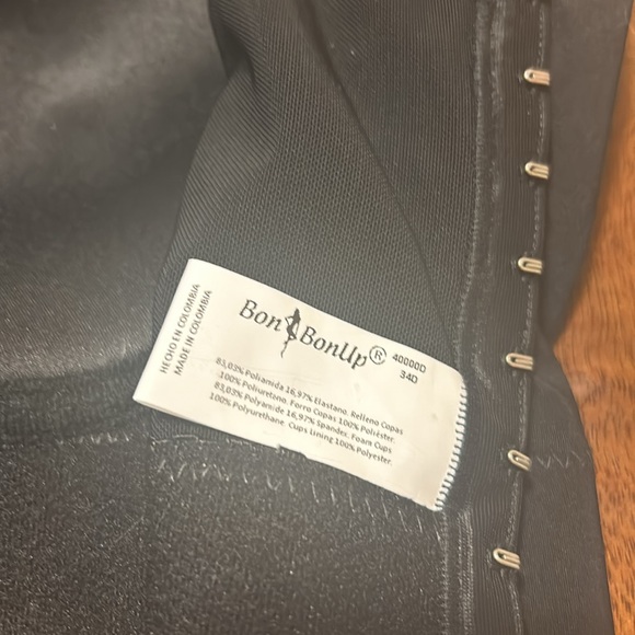 Bonbon-up,  Bra, Colombiano Color Black Size 34D - Picture 7 of 11